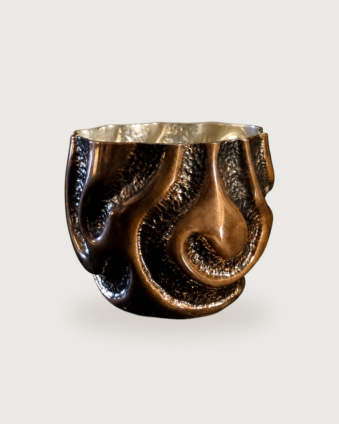 CHASED COPPER TUMBLER # 3