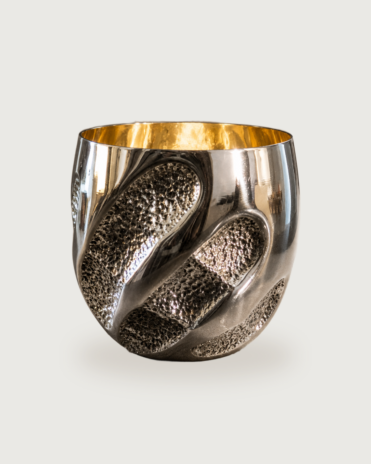 CHASED COPPER TUMBLER # 30 — Modeditions, handmade · Bels & Pearl