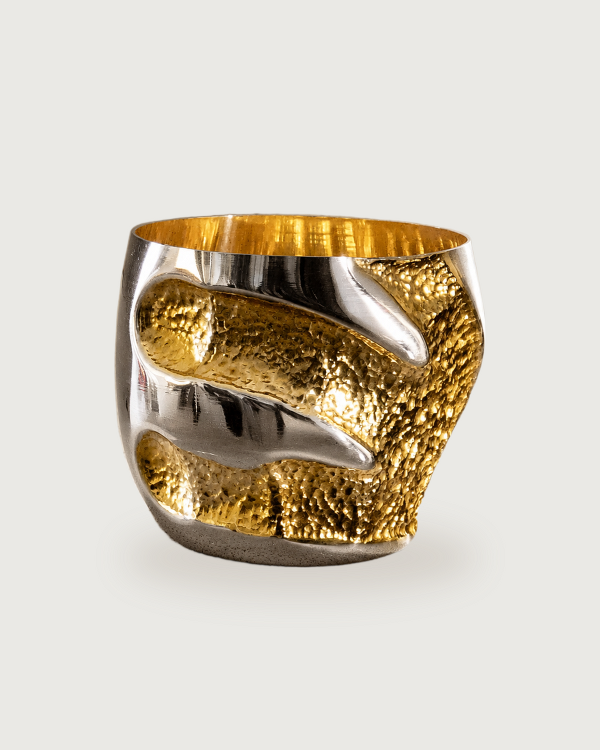 CHASED COPPER TUMBLER # 33 — Modeditions, handmade · Bels & Pearl