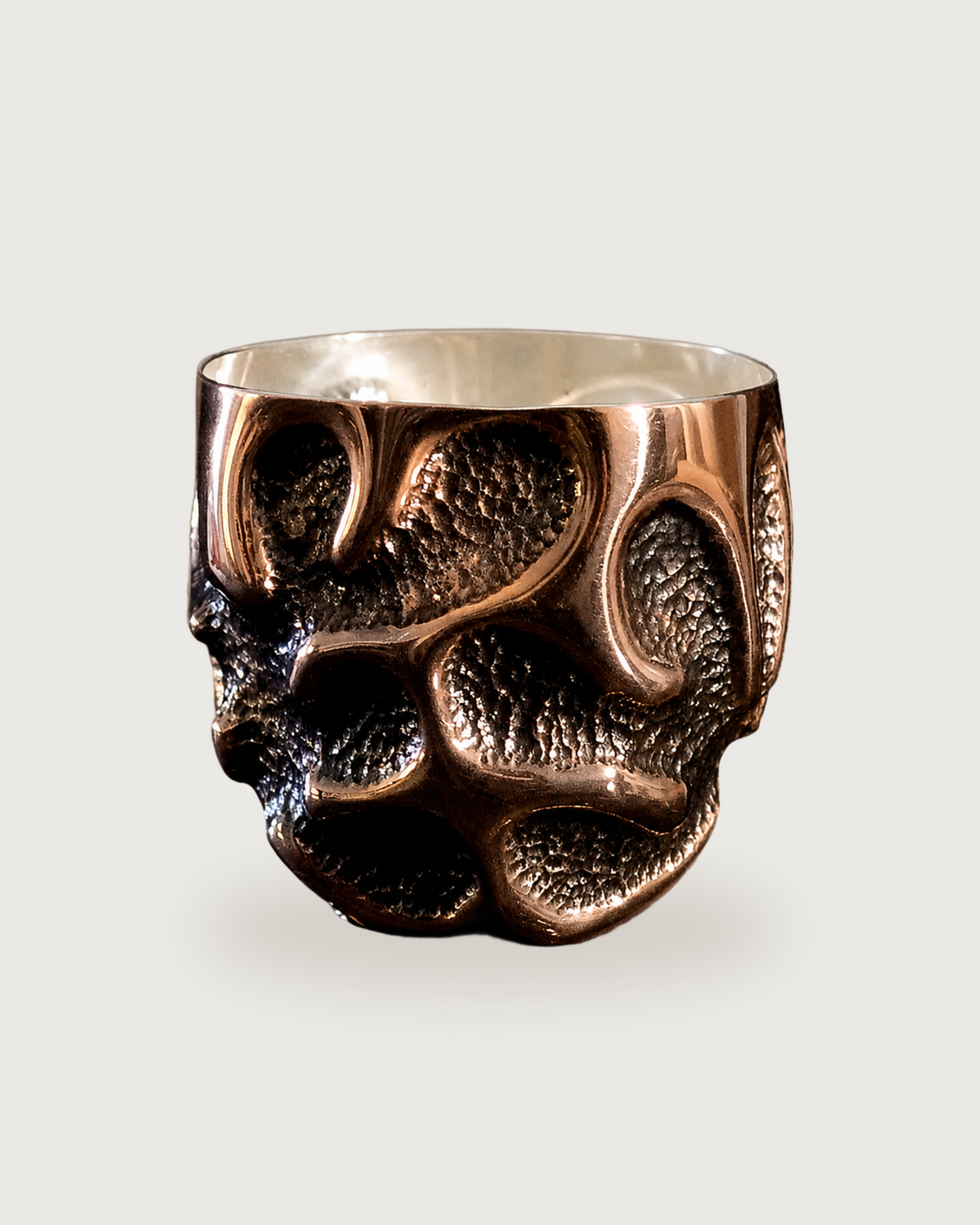 CHASED COPPER TUMBLER # 35 — Modeditions, handmade · Bels & Pearl