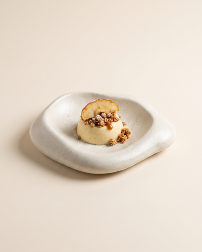 Hic Ceramics Cloud Plate Small — Handcrafted Stoneware Dessert Plate