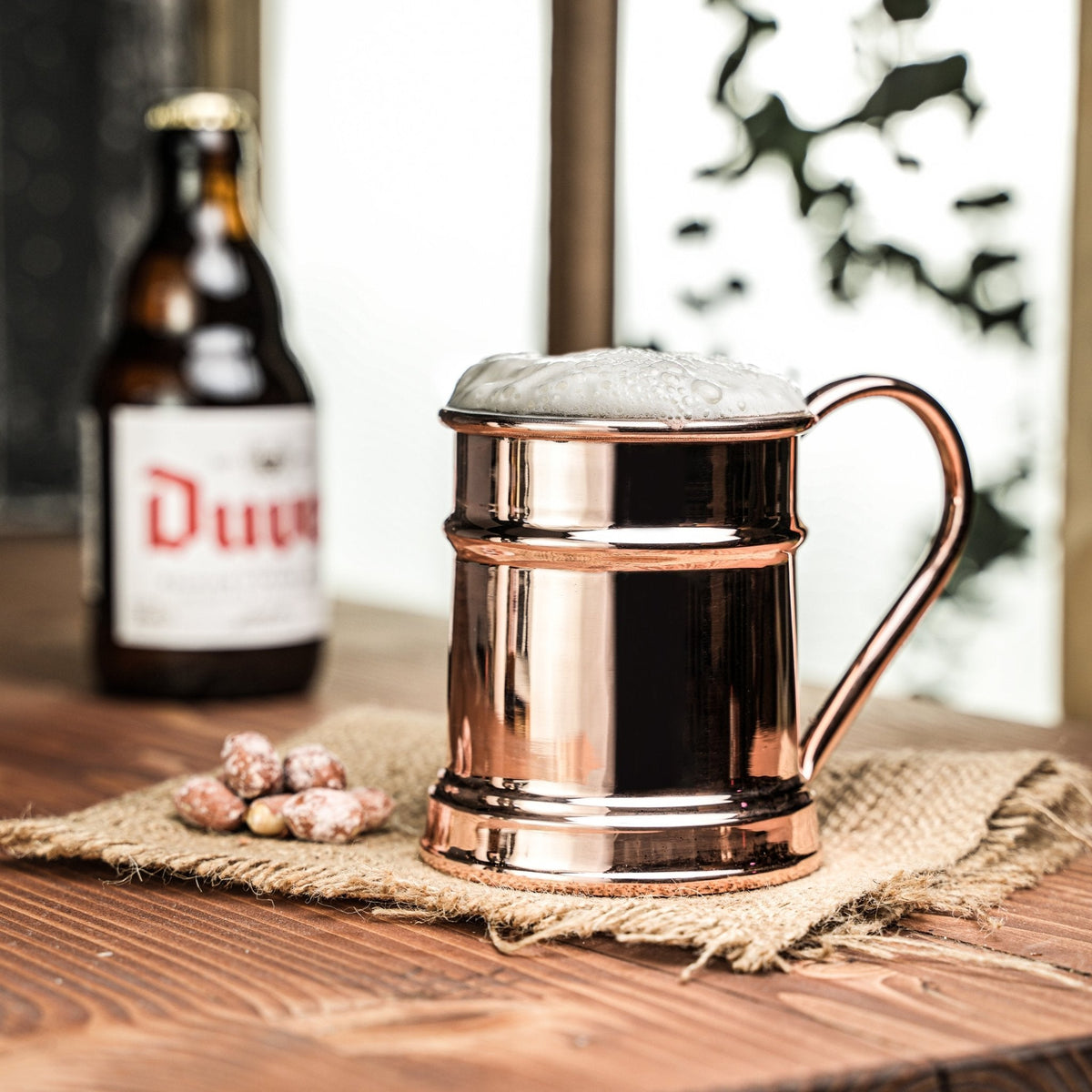 Handcrafted Copper Beer Mug – Classic Tankard for Chilled Drinks & Barware Enthusiasts - Alfiq's Store