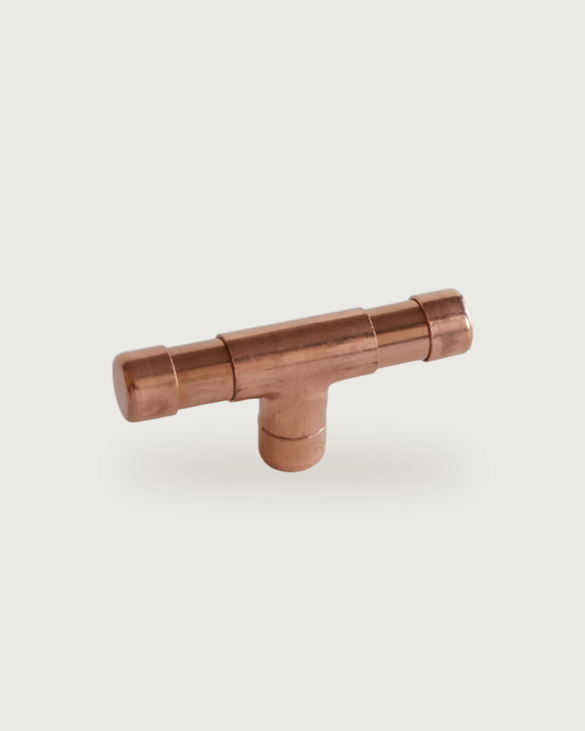 Cabinet Button Handle – 100% Solid Copper, T-Shaped