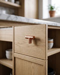Cabinet Knob – 100% Solid Copper, T Shape