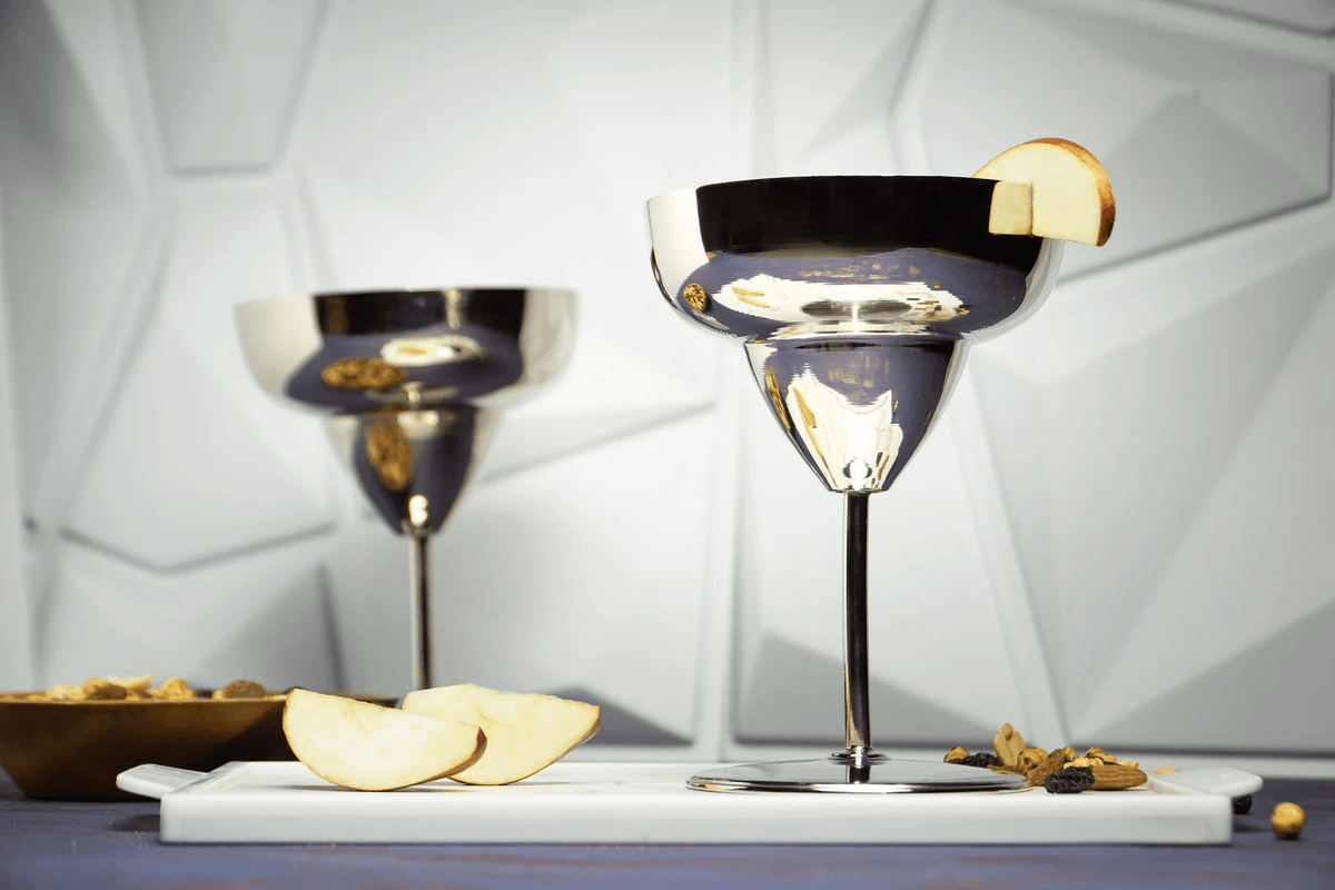 Set of 2 Personalized Copper Goblet Glasses – Handcrafted Sturdy Drinking Cups - Alfiq's Store