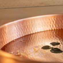 Handmade Dark Copper Pedicure Bowl – Luxurious Foot Soaking Bath for Spa & Home - Alfiq's Store