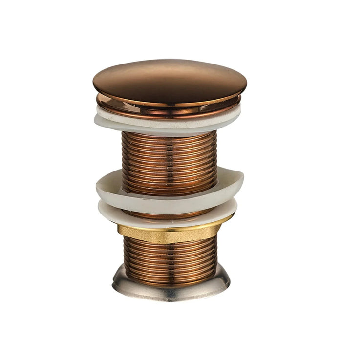 Copper Push Up Drain Stainless Steel Copper Push Up Button for Sinks