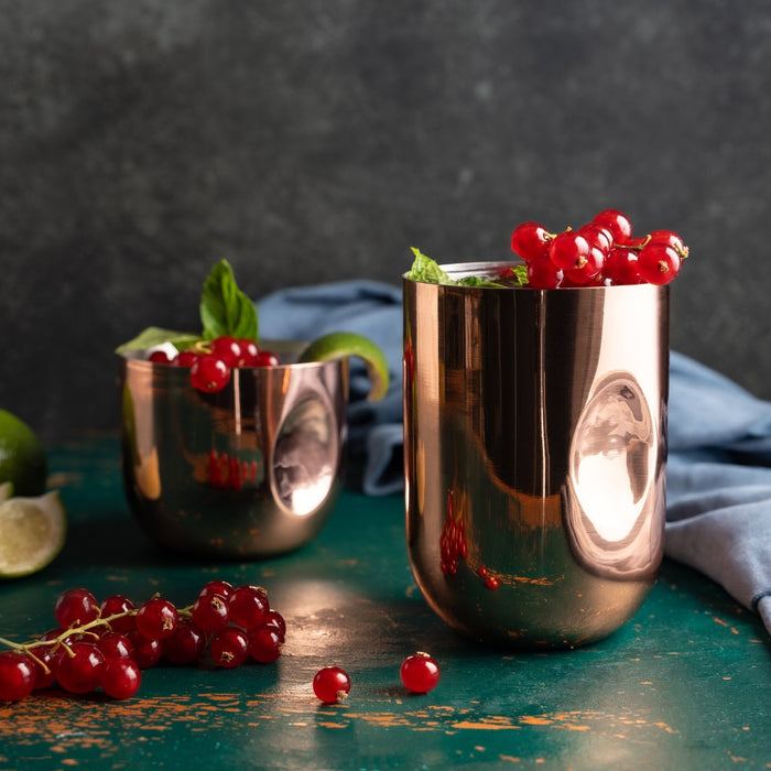 Handcrafted Solid Copper Tumbler  – Elegant Copper Drinkware for Every Occasion