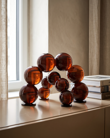 Crystal Sphere Arc II (Set of 2) — styled interior