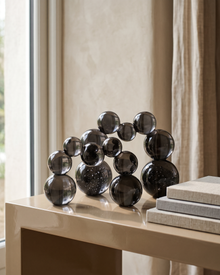 Crystal Sphere Arch I (Set of 2) — styled interior