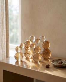 Crystal Sphere Arch II (Set of 2) — styled interior