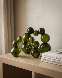 Crystal Sphere Arch III (Set of 2) — styled interior