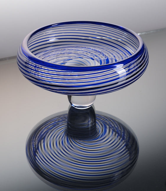 Coppa con Piede Hand-Blown Glass Goblet