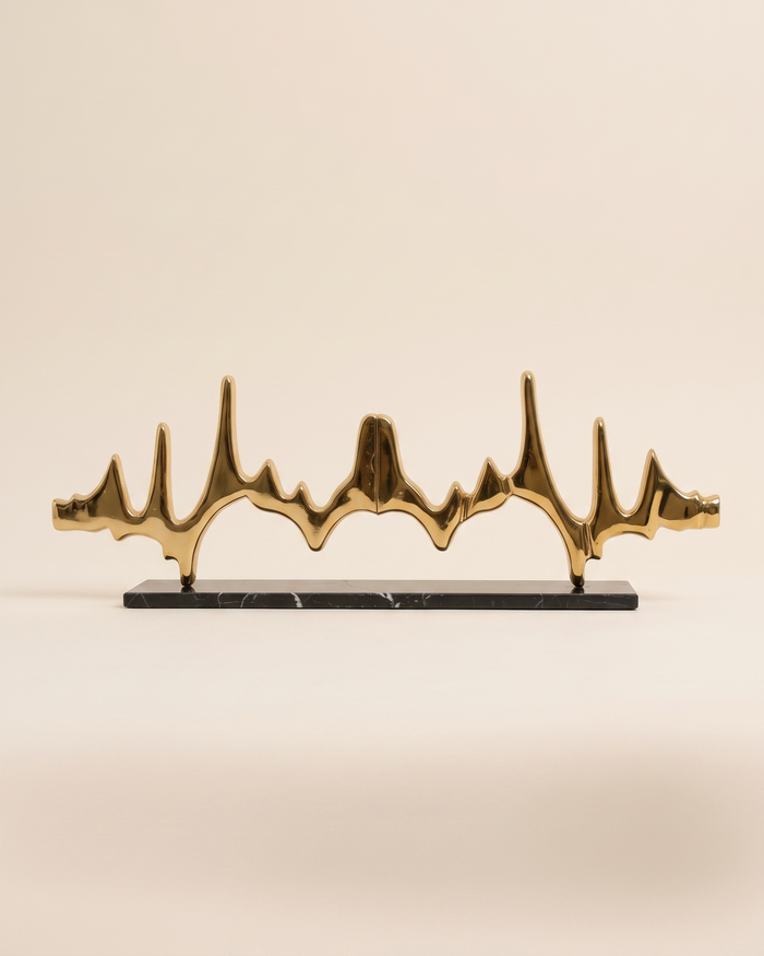 Double Horizontal Ban Decorative Object