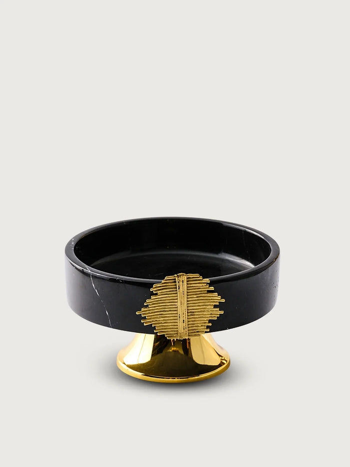 Bowl with Brass Accent