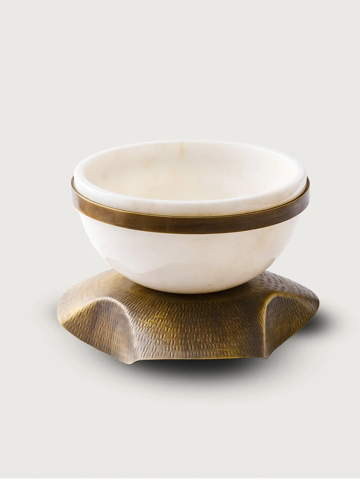 Amorphous Bowl on Brass Base I