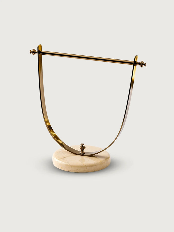 Brass Fork Towel Holder
