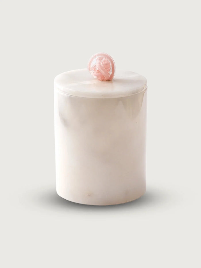 Twisted Glass Waste Bin