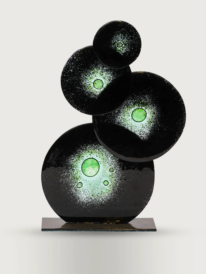Quadruple Glass Bubble Decorative Object II
