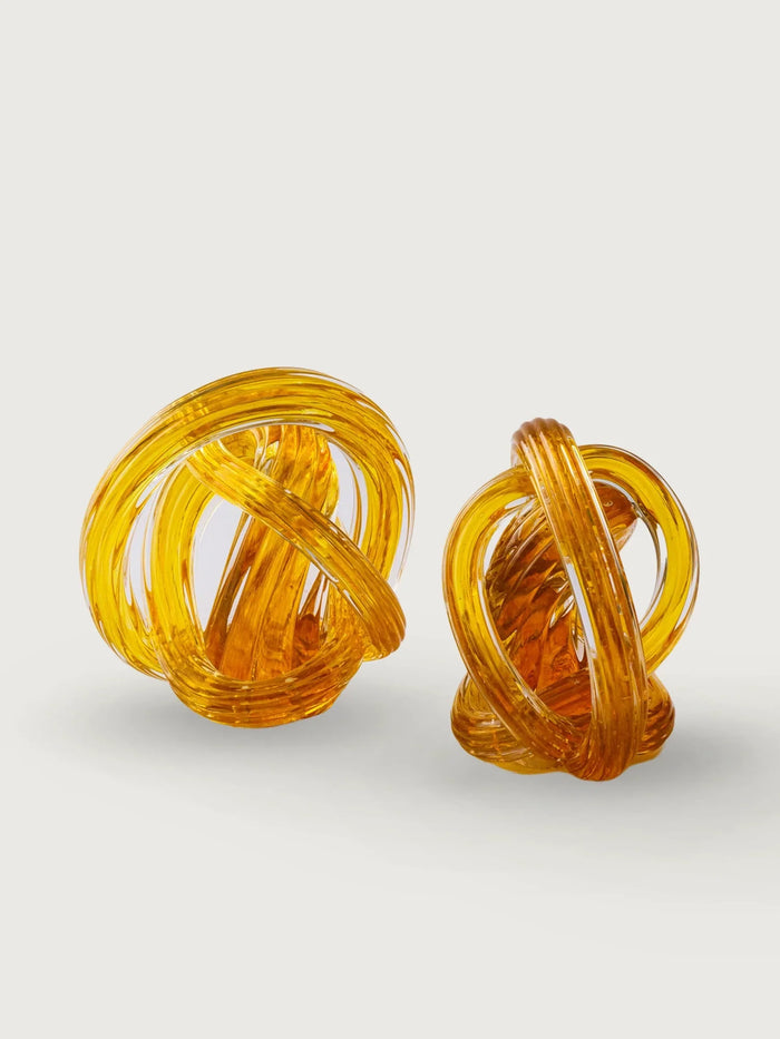 Woven Crystal Glass Object — Medium