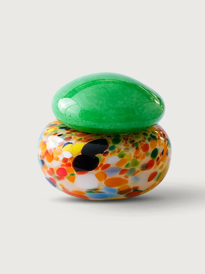 Agate Macaron Decorative Object — Medium