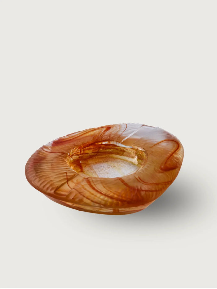 Striped Glass Ashtray I