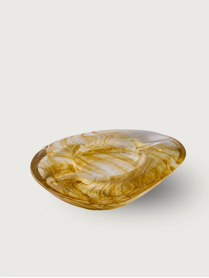 Polished Glass Ashtray IV