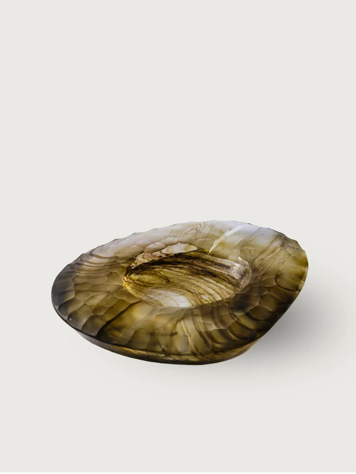 Honeycomb Glass Ashtray IV