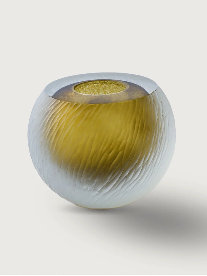 Striped Murano Glass Sphere