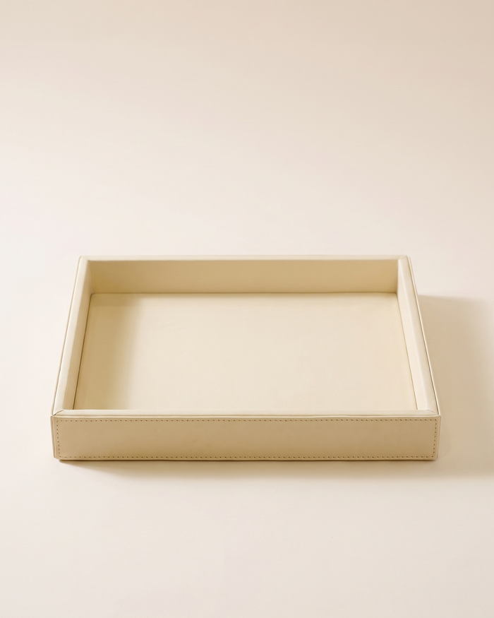 Flat Leather Tray I