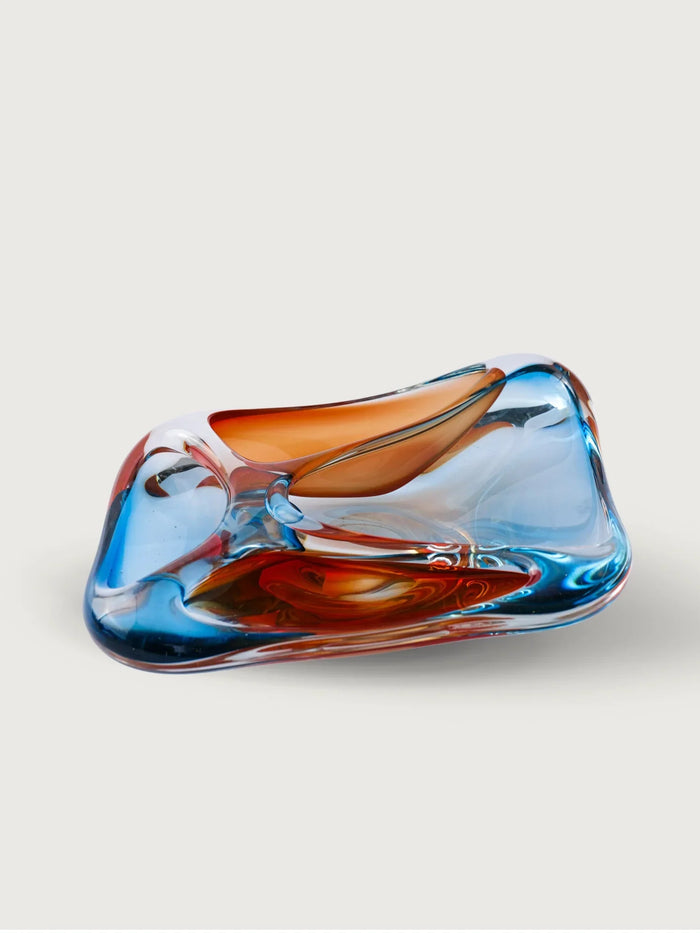 Murano Four-Section Glass Bowl VIII
