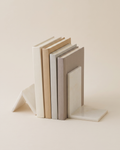 Geometric Marble Bookend Set
