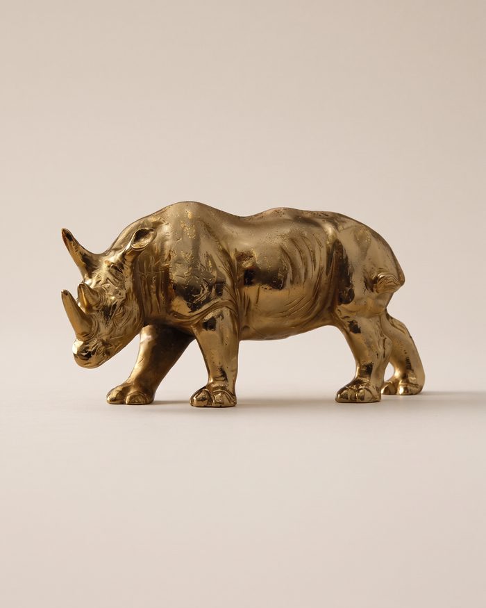 Rhino Sculpture (One Piece)