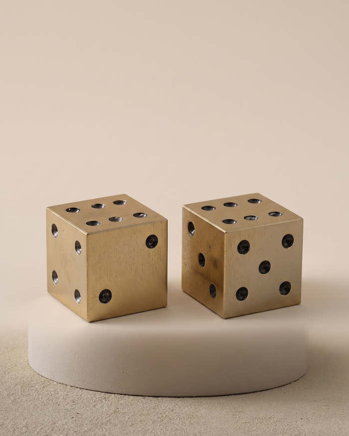 Golden Dice Decor – Standard Size