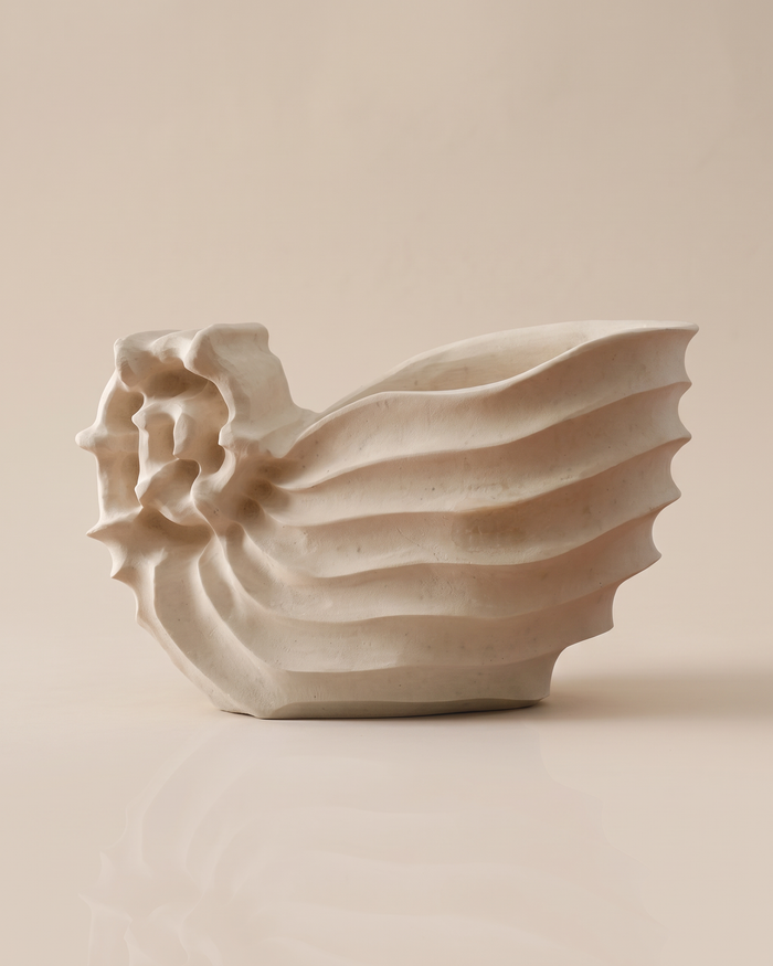 Marble Nautilus Shell Sculpture (One Piece)