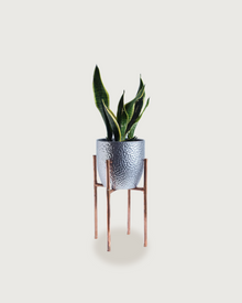 Plant Stand & Planter Holder – 100% Solid Copper, Handcrafted Minimalist Design