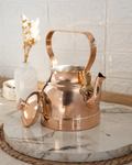 Handcrafted Solid Copper Teapot, 1.5L Turkish Design