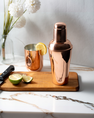 Handmade Copper Cocktail Shaker – Classic Bar Tool for Home & Professional Mixologists