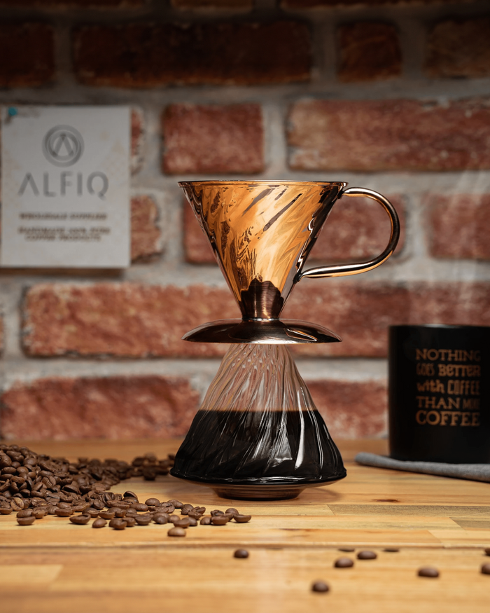 Handmade Copper Coffee Dripper – Artisan Pour-Over Brewing Tool