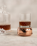 Handmade Copper Drink Warmer, 100% Solid Copper Heat Base for Glasses