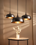 Handmade Dark Copper Dome Pendant Light, Copper Accessories Included