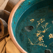 Handmade Dark Copper Pedicure Bowl – Luxurious Foot Soaking Bath for Spa & Home - Alfiq's Store