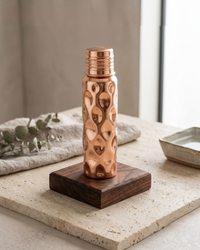 Handmade Pure Solid Copper Water Bottle 750ml