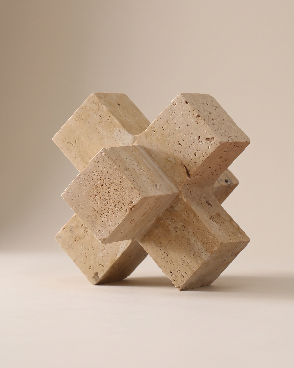 Travertine Plus Sculpture (One Piece)