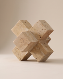 Travertine Plus Sculpture (One Piece)