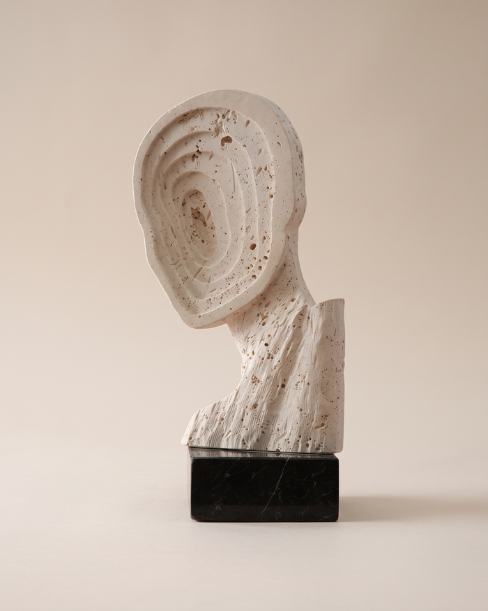 Travertine Silhouette Sculpture (One Piece)
