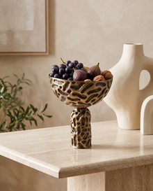 Embossed Brass Bowl – XL Statement Piece