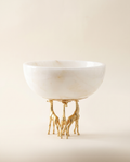Bowl with Three Giraffes II