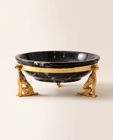 Marble Bowl with Three Slats