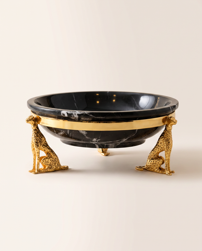 Marble Bowl with Three Slats II